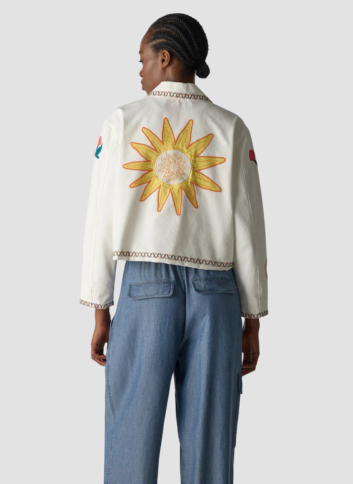 Jeansjacke aus Baumwolle