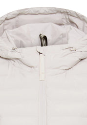 Hybridjacke mit verstellbarer Kapuze