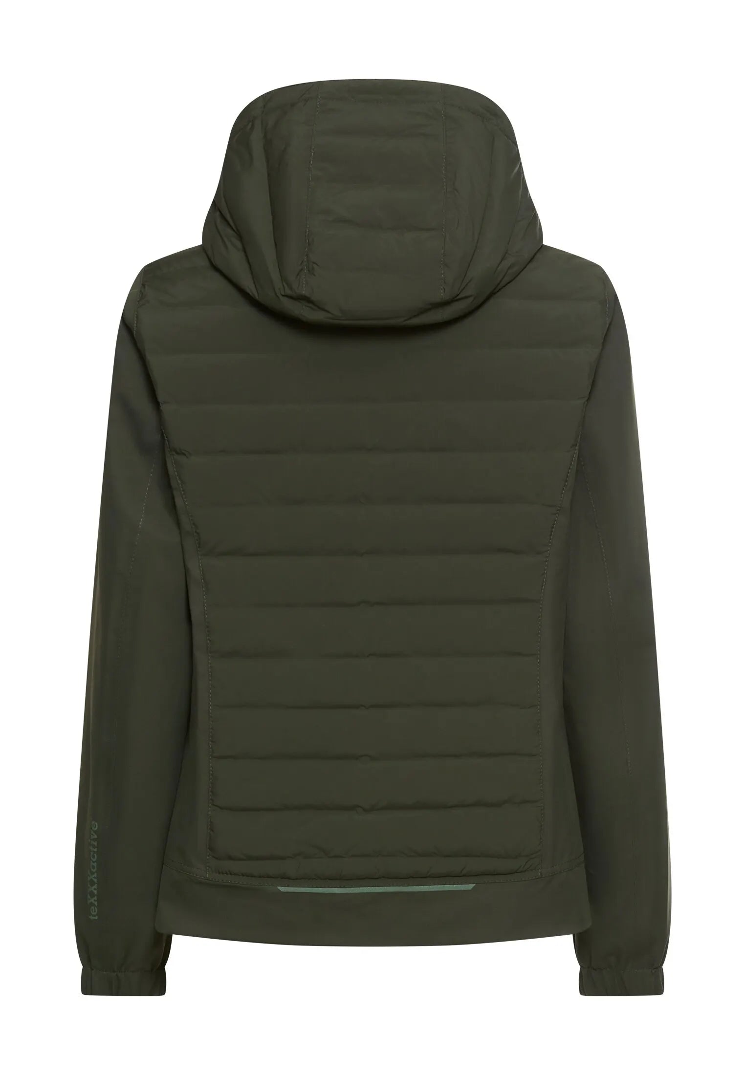 Hybridjacke mit verstellbarer Kapuze