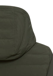 Hybridjacke mit verstellbarer Kapuze