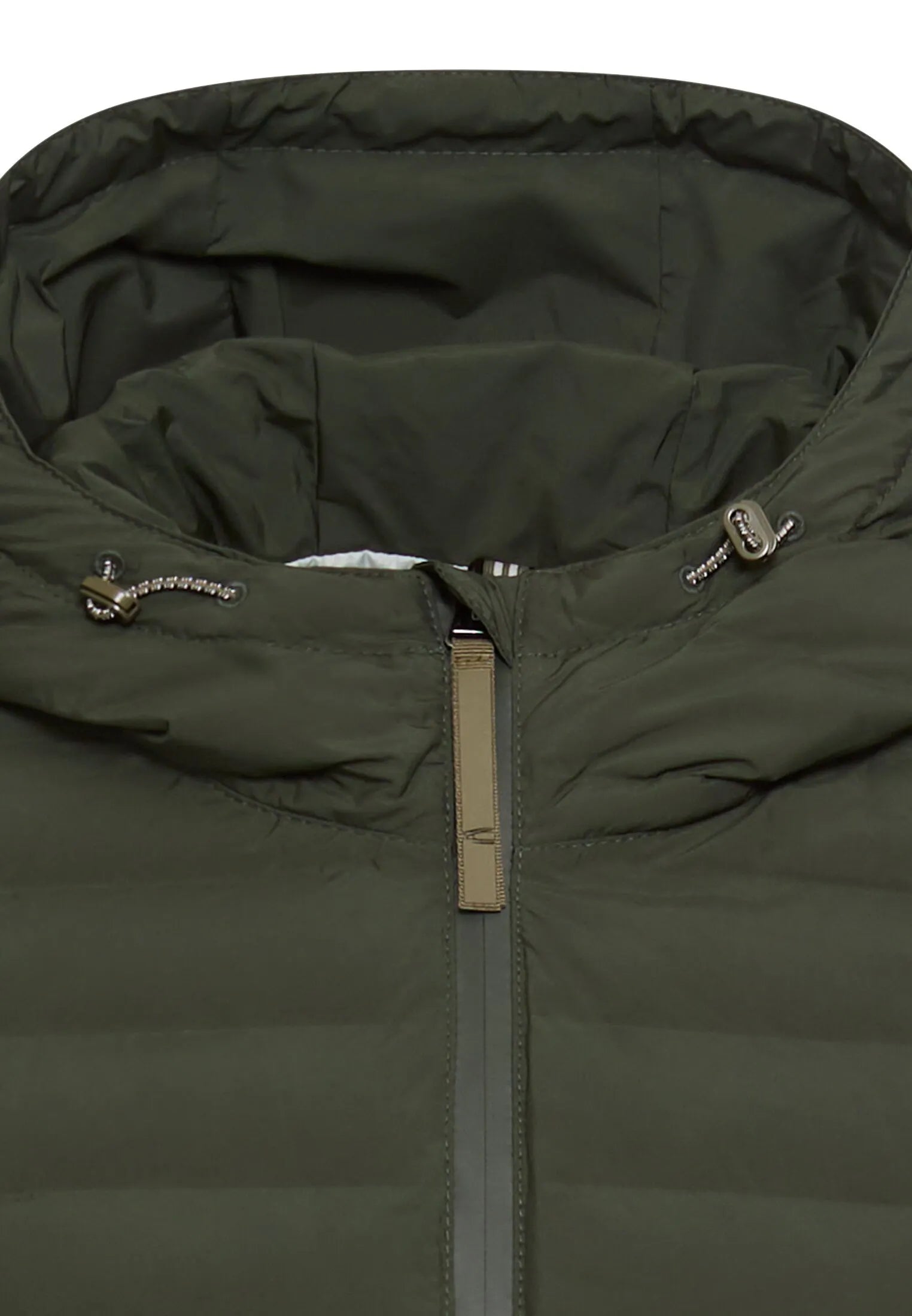 Hybridjacke mit verstellbarer Kapuze