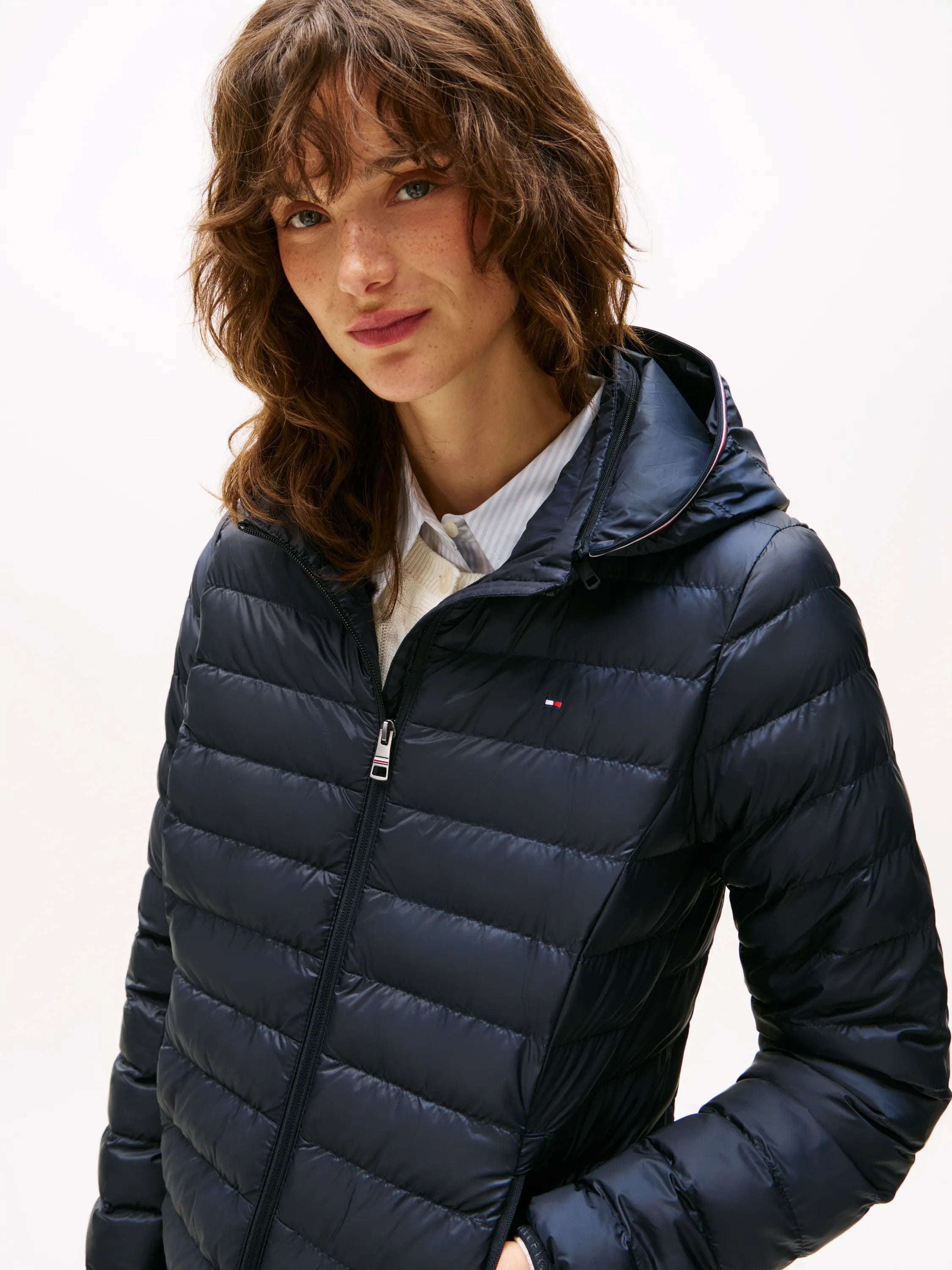 Steppjacke mit Kapuze