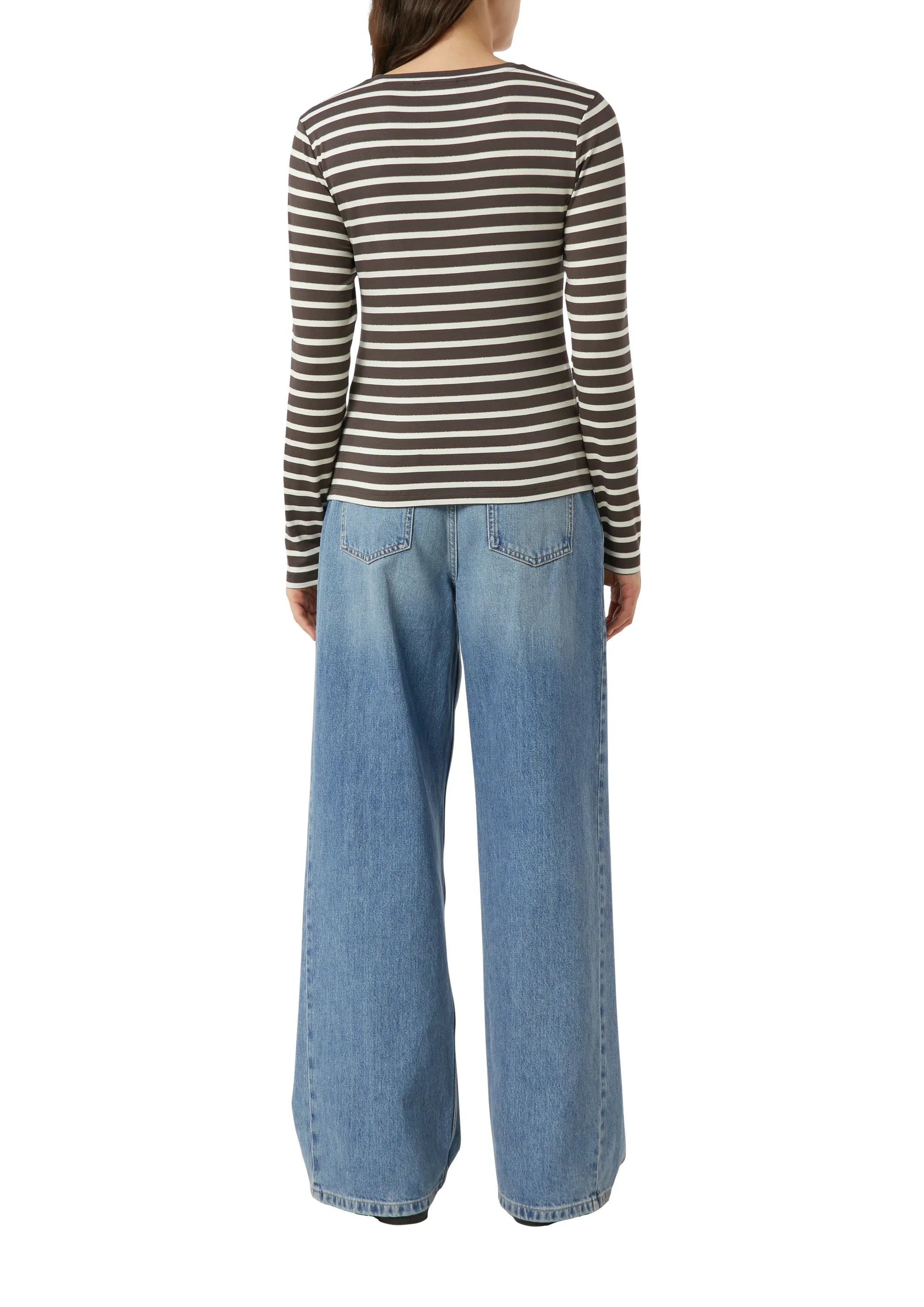 Langarmshirt gestreift