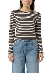 Langarmshirt gestreift