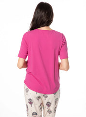 T-Shirt aus Modalmix
