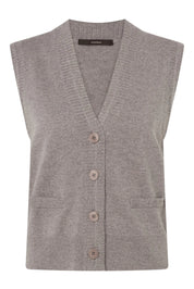 Strickweste aus Schurwollmix