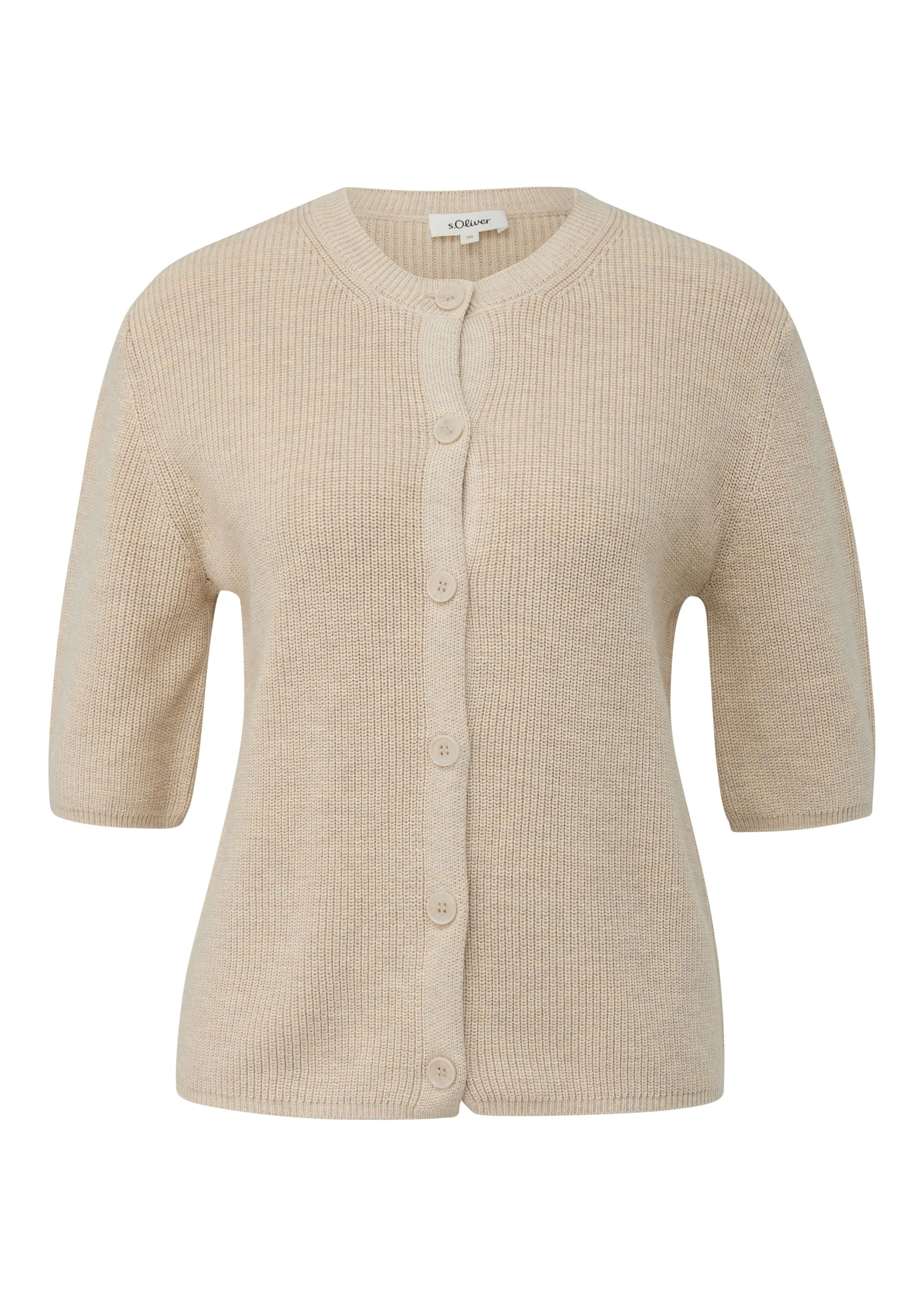 Strickjacke Regular Fit