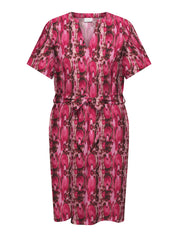 Freizeitkleid Midi aus Viskose