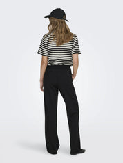 Feine Stoffhose Wide Leg