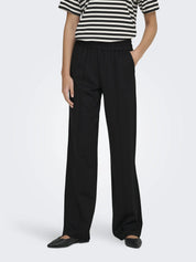 Feine Stoffhose Wide Leg