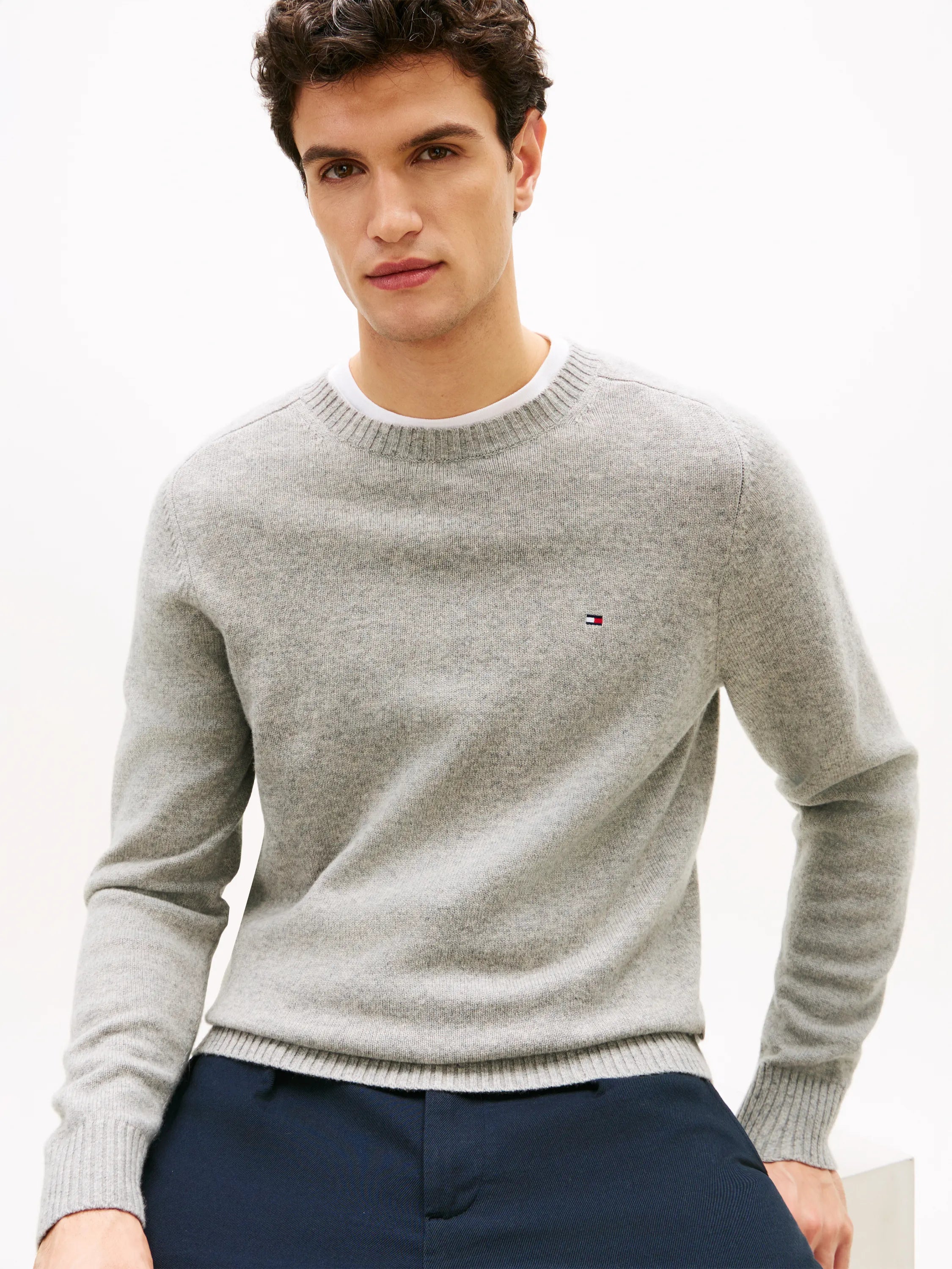 Strickpullover aus Wolle