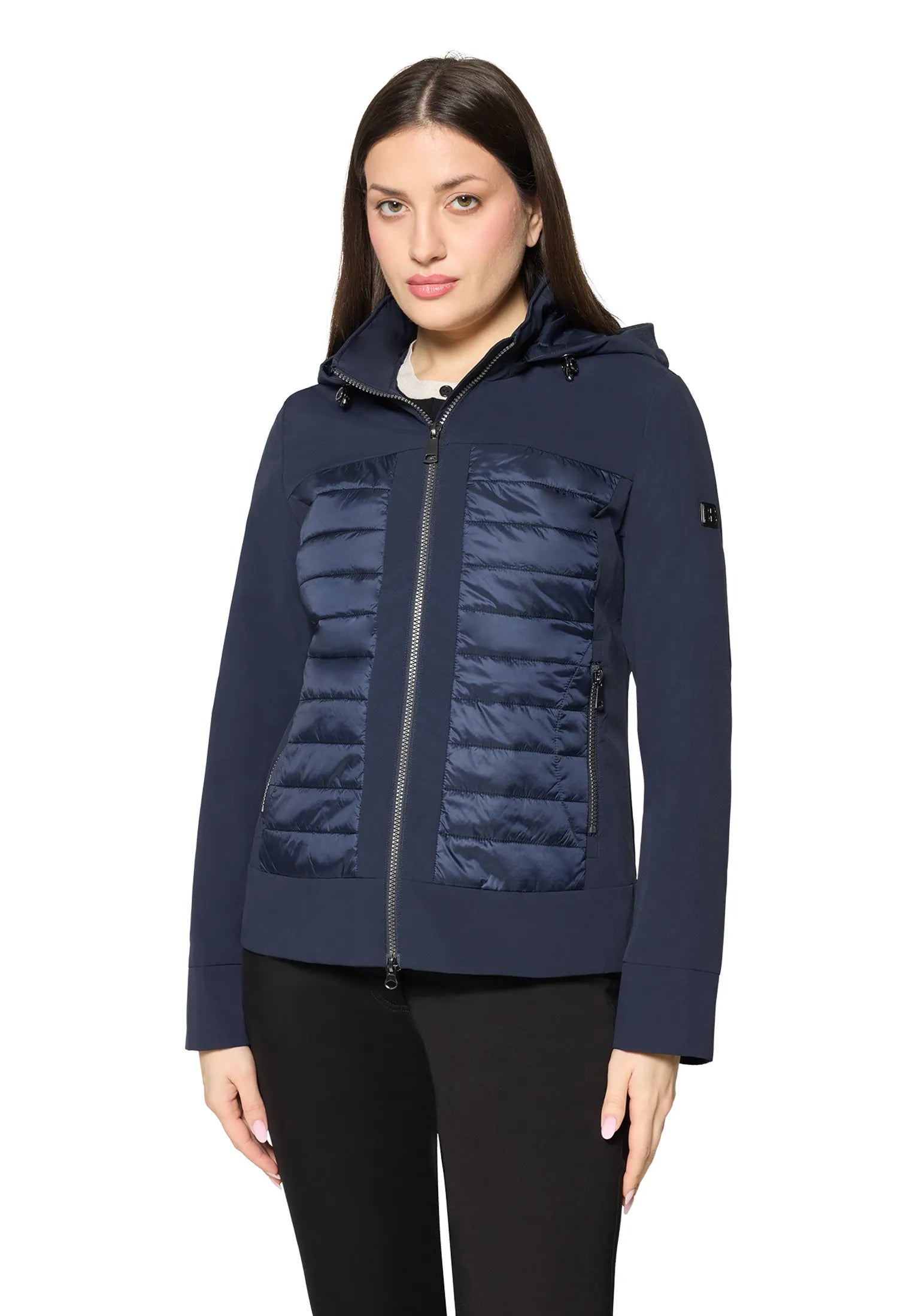 Softshelljacke mit Kapuze
