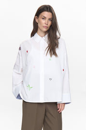 Bluse NUJUNA aus Baumwolle