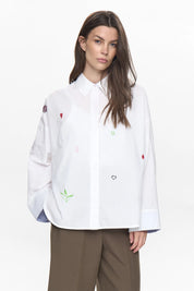 Bluse NUJUNA aus Baumwolle