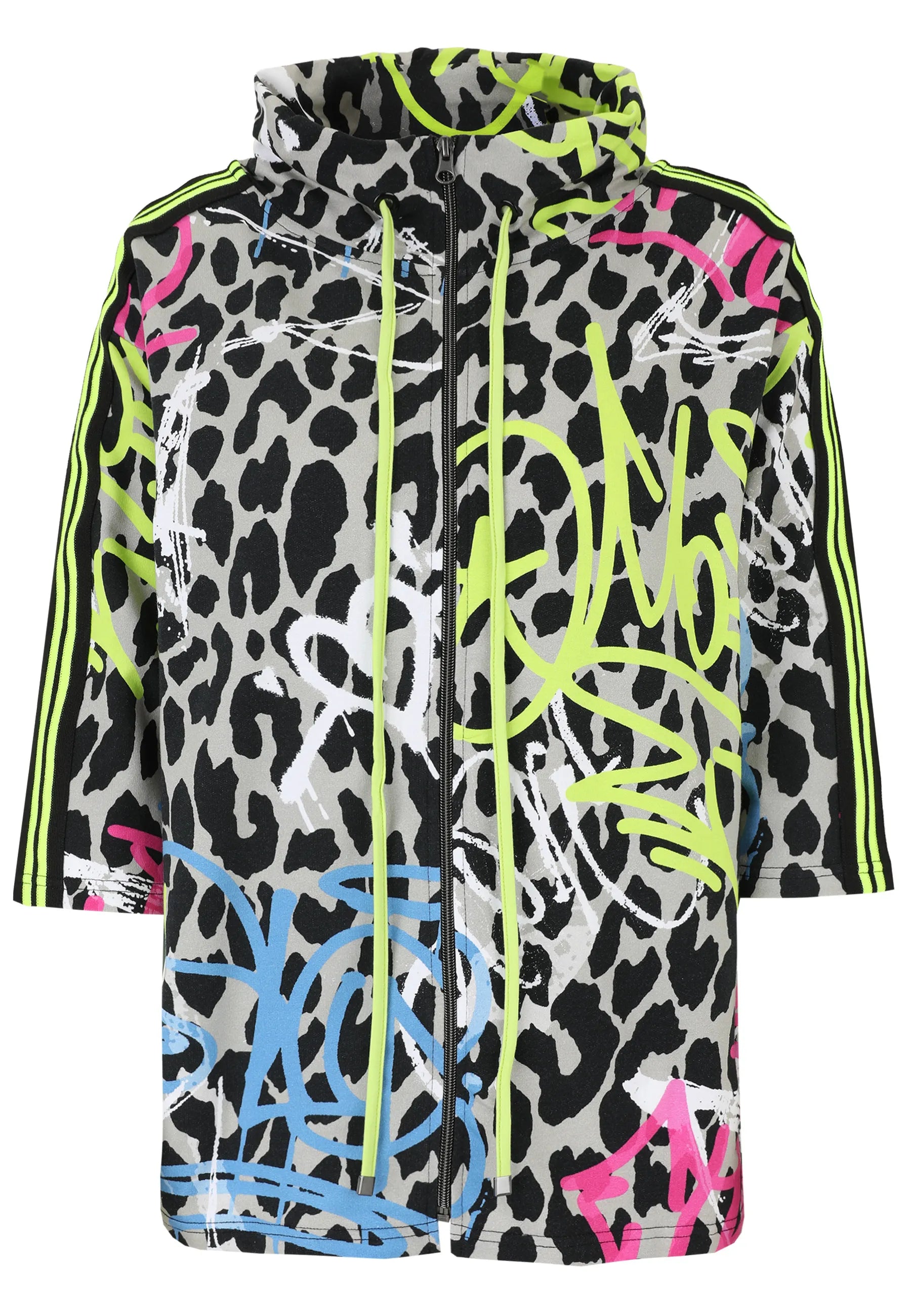 Sweatshirtjacke aus Baumwollmix