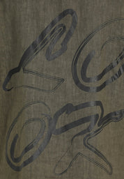 Leinenshirt mit aufliegendem Kragen
