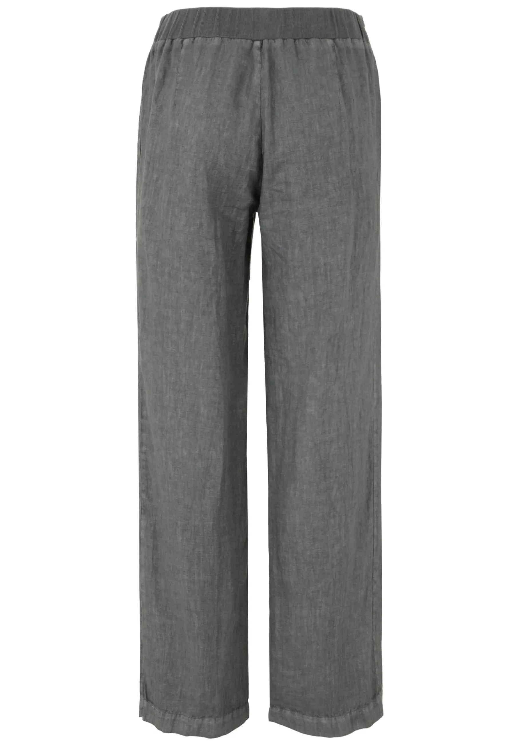 Leinenhose Straight Leg