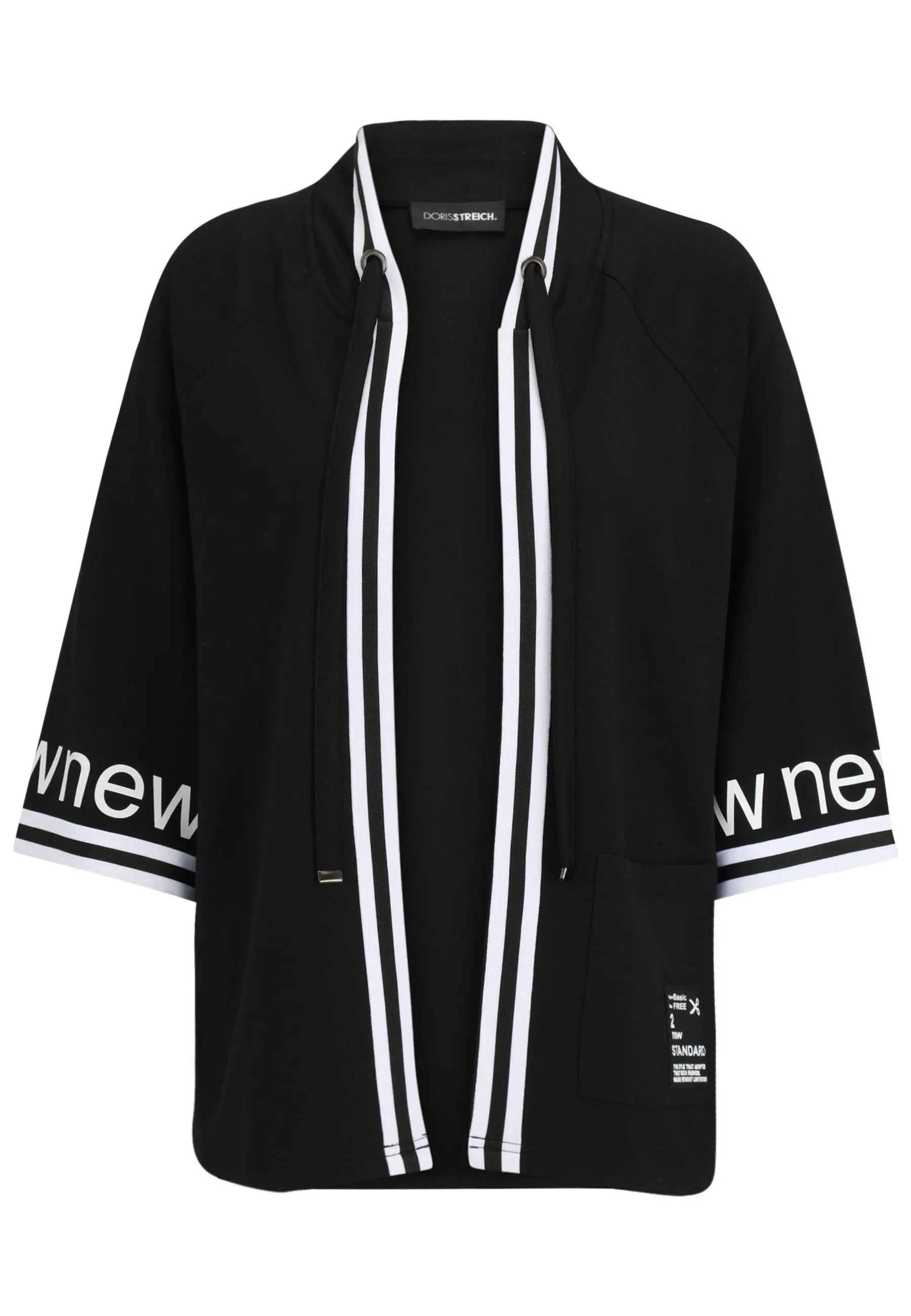 Sweatshirtjacke aus Modalmix