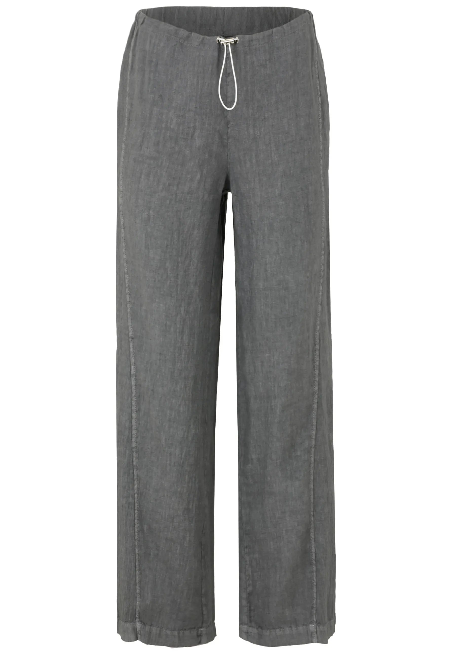 Leinenhose Straight Leg
