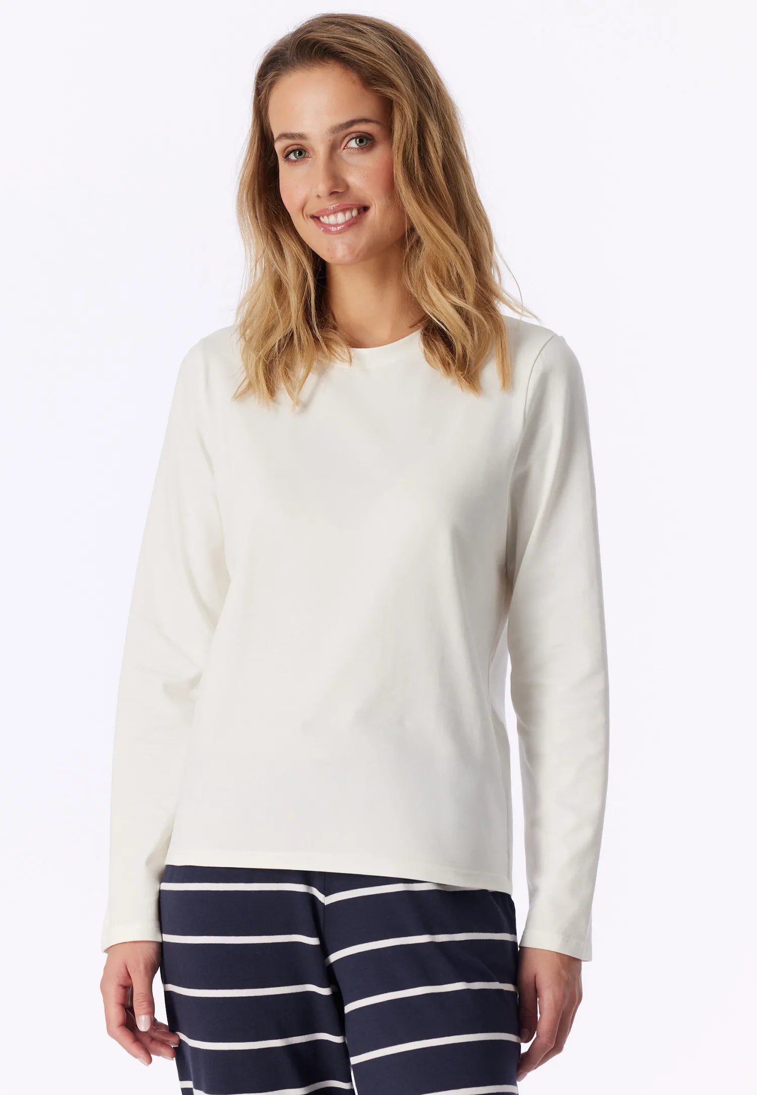 Langarmshirt aus Baumwolle