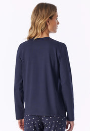 Langarmshirt aus Baumwolle