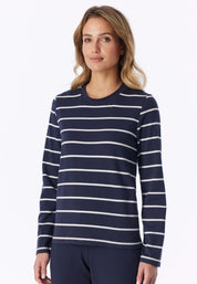 Langarmshirt aus Baumwolle
