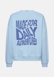 Sweatshirt mit Backprint