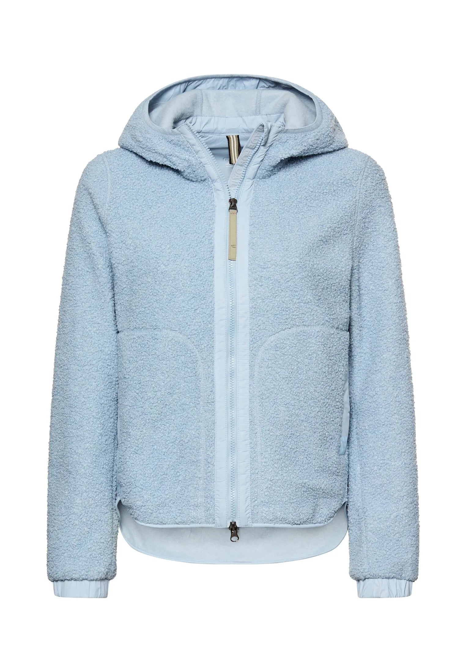 Teddy-Fleecejacke mit Kapuze