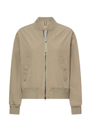 Bomberjacke mit Bündchenkragen