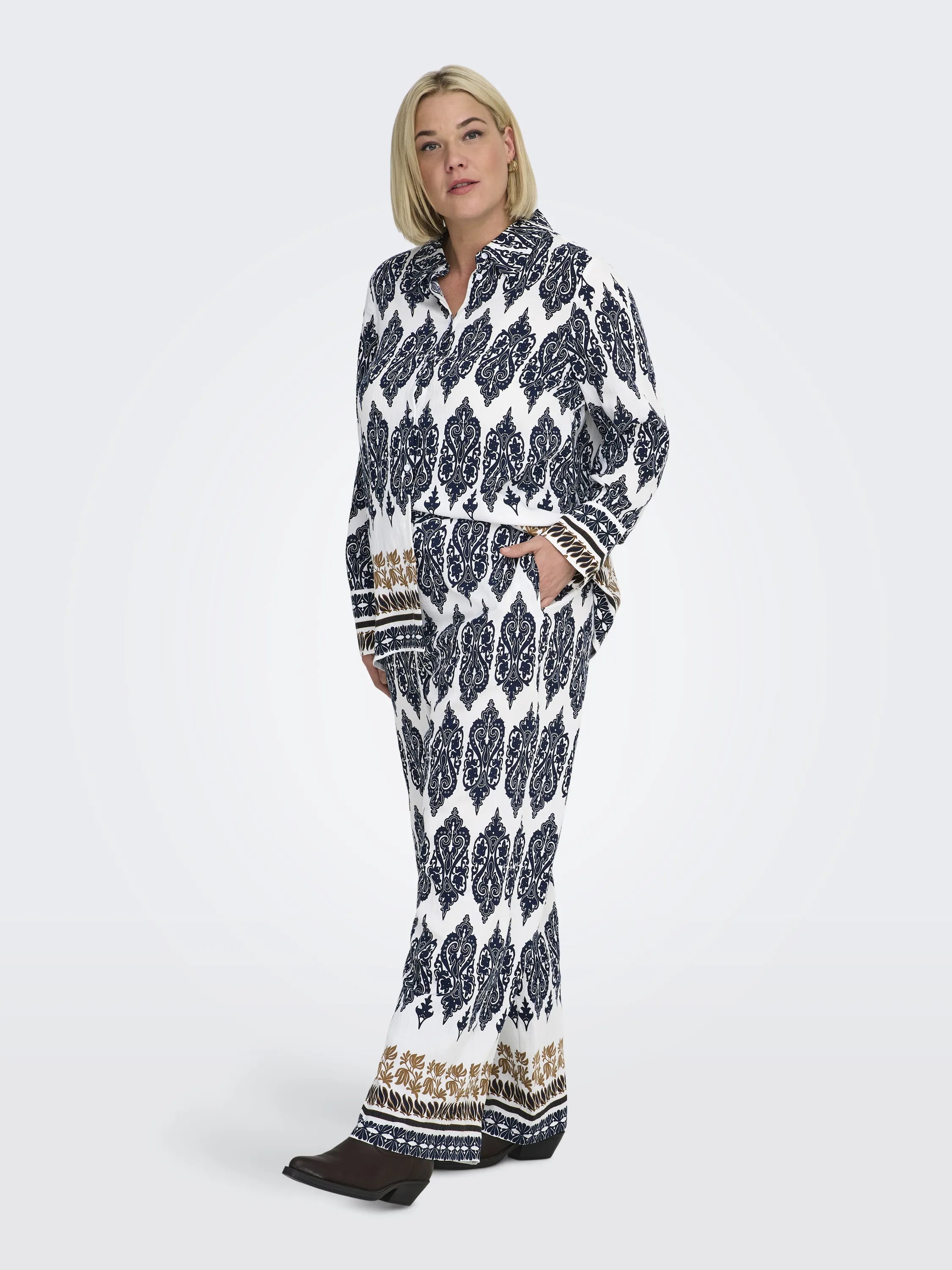 Bluse HAVANA gemustert