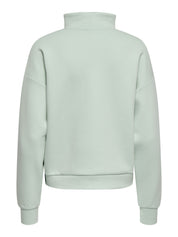 Sweatshirt ONPLOUNGE mit Troyerkragen