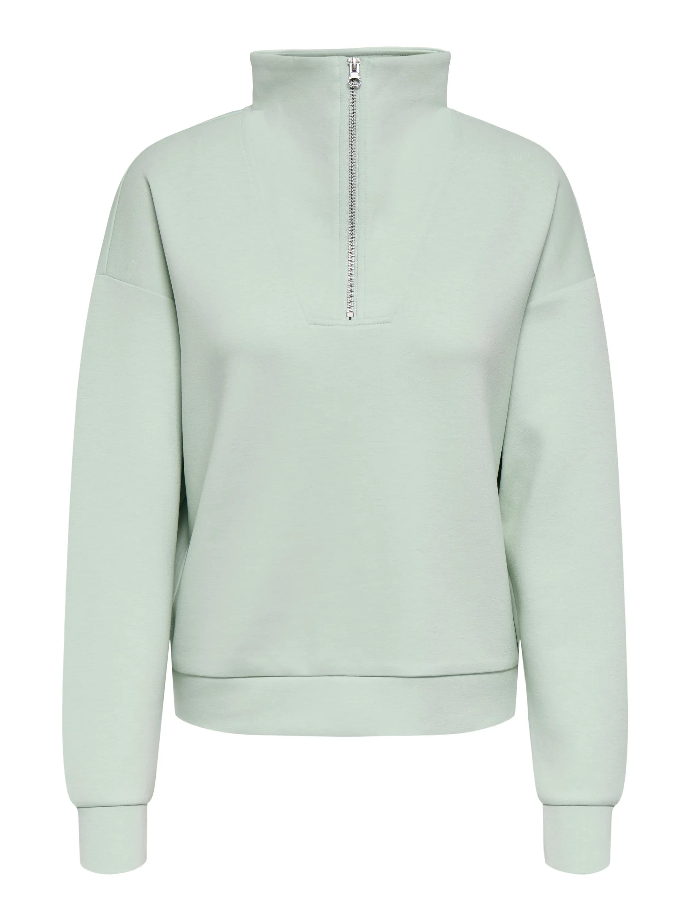 Sweatshirt ONPLOUNGE mit Troyerkragen