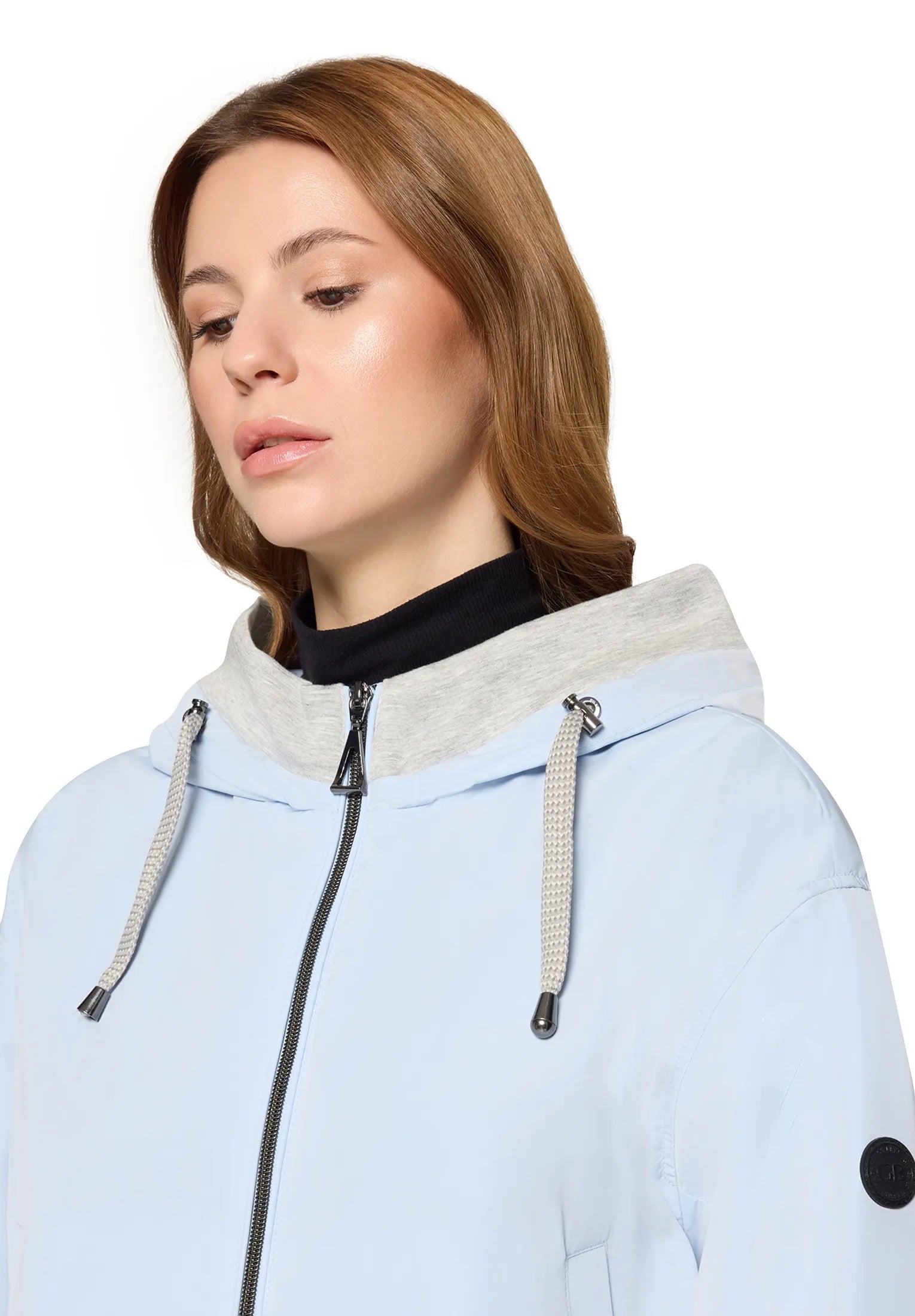 Übergangsjacke mit Kapuze
