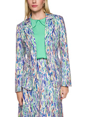 Zweiknopfblazer aus Scubajersey