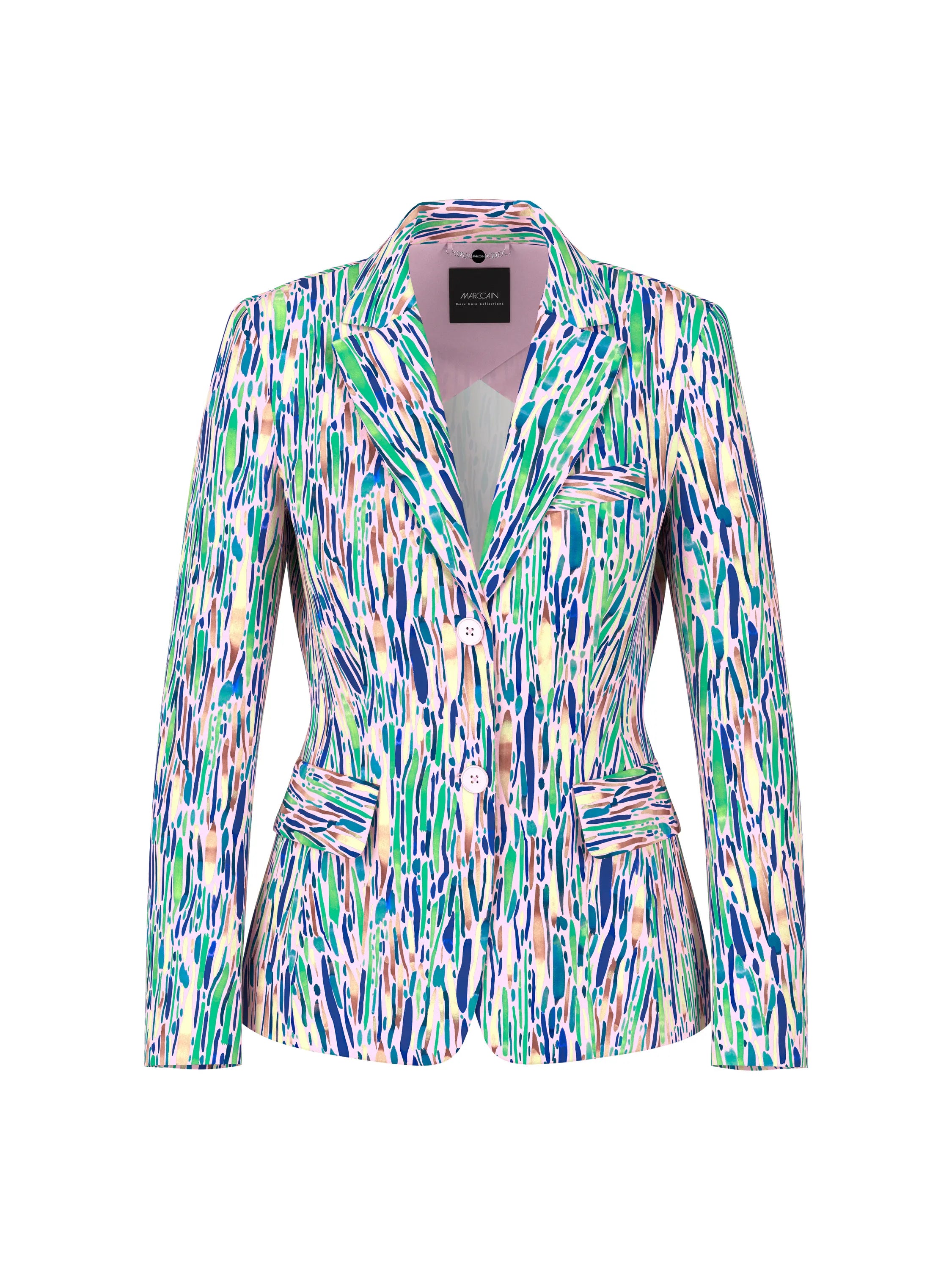 Zweiknopfblazer aus Scubajersey