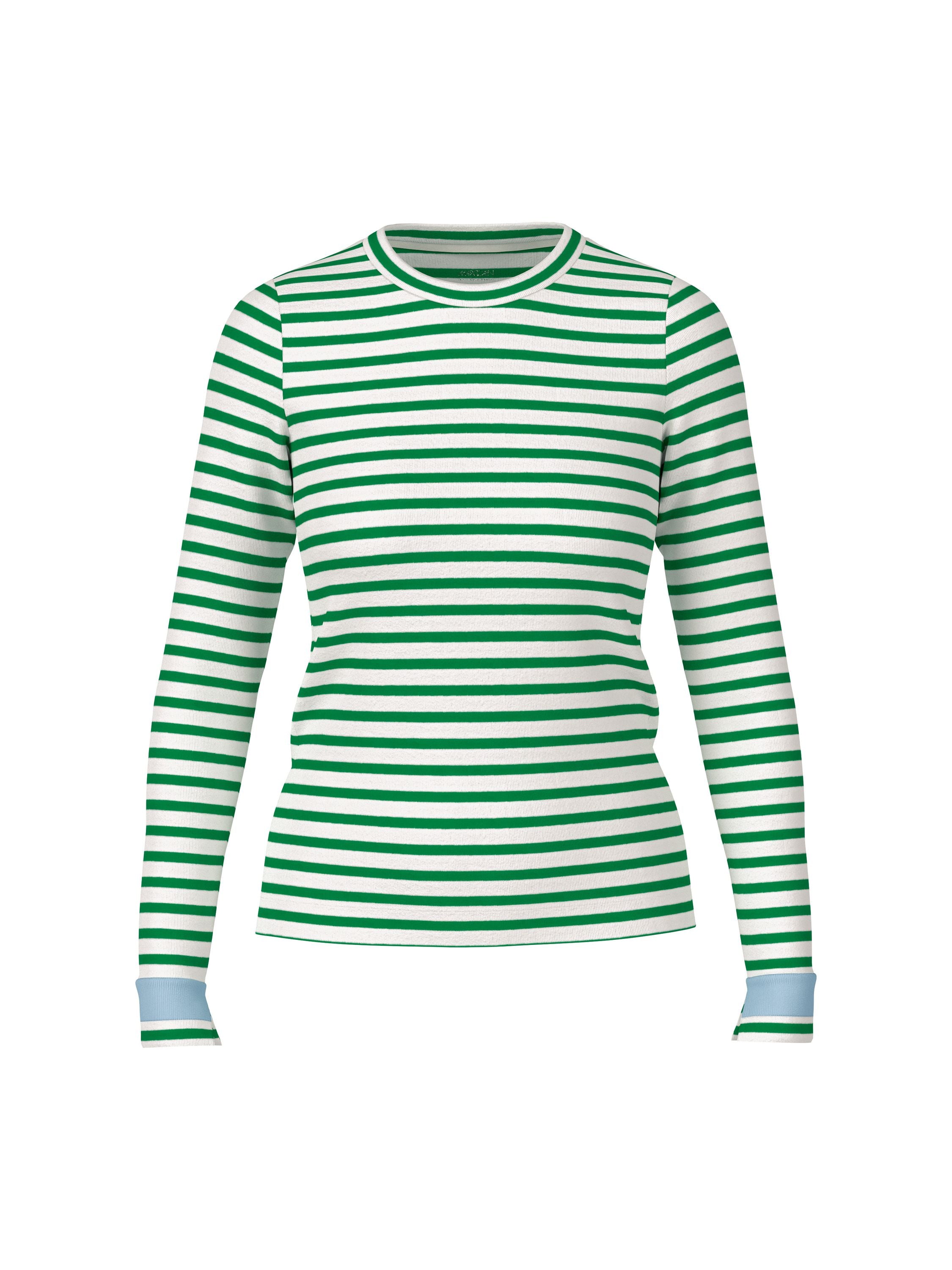 Langarmshirt aus Ripp-Strick