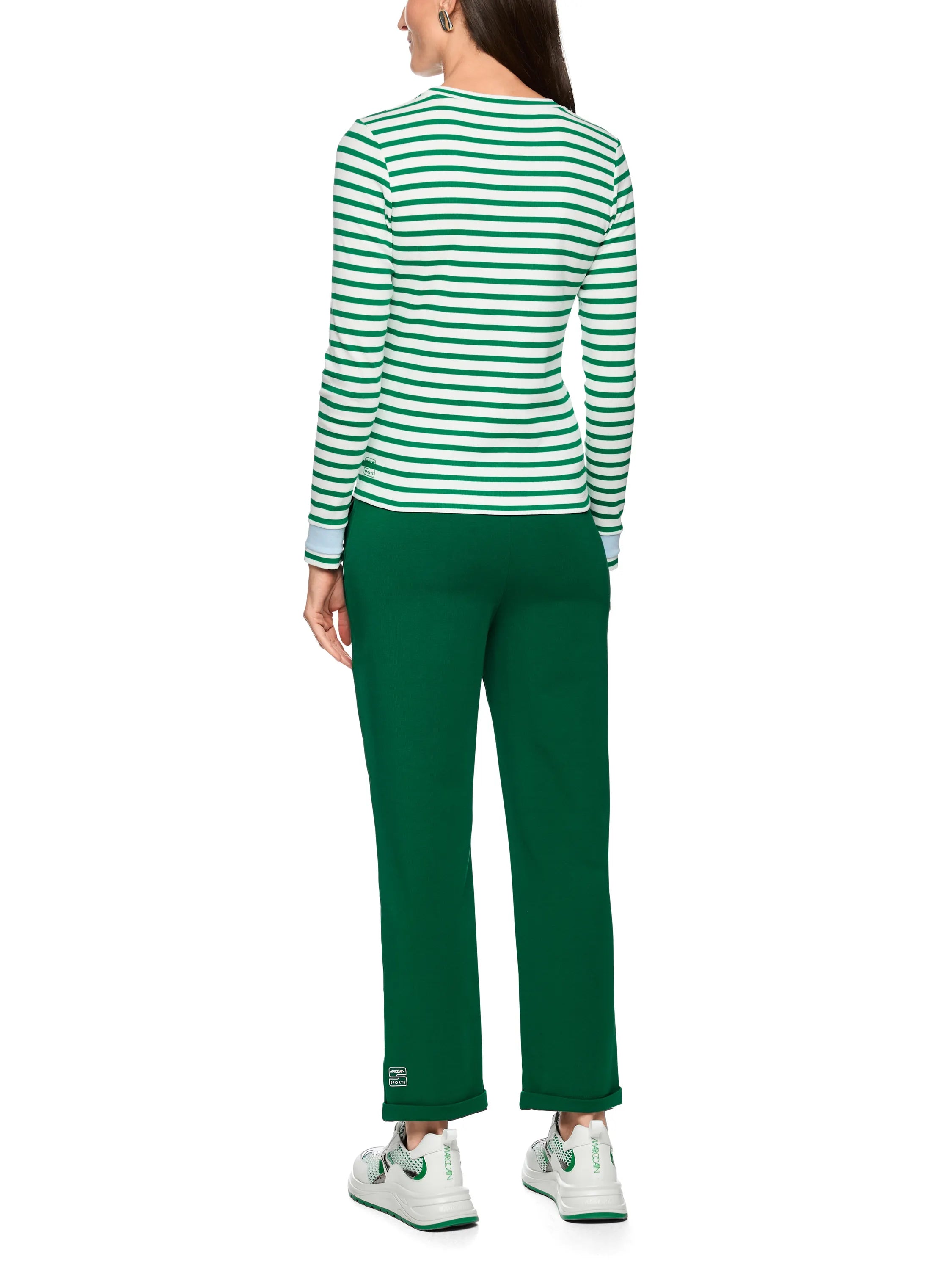 Langarmshirt aus Ripp-Strick