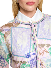 Strick-Cardigan aus Baumwollmix