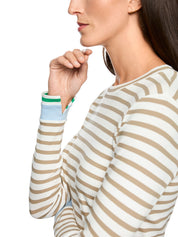 Langarmshirt aus Ripp-Strick