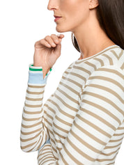 Langarmshirt aus Ripp-Strick