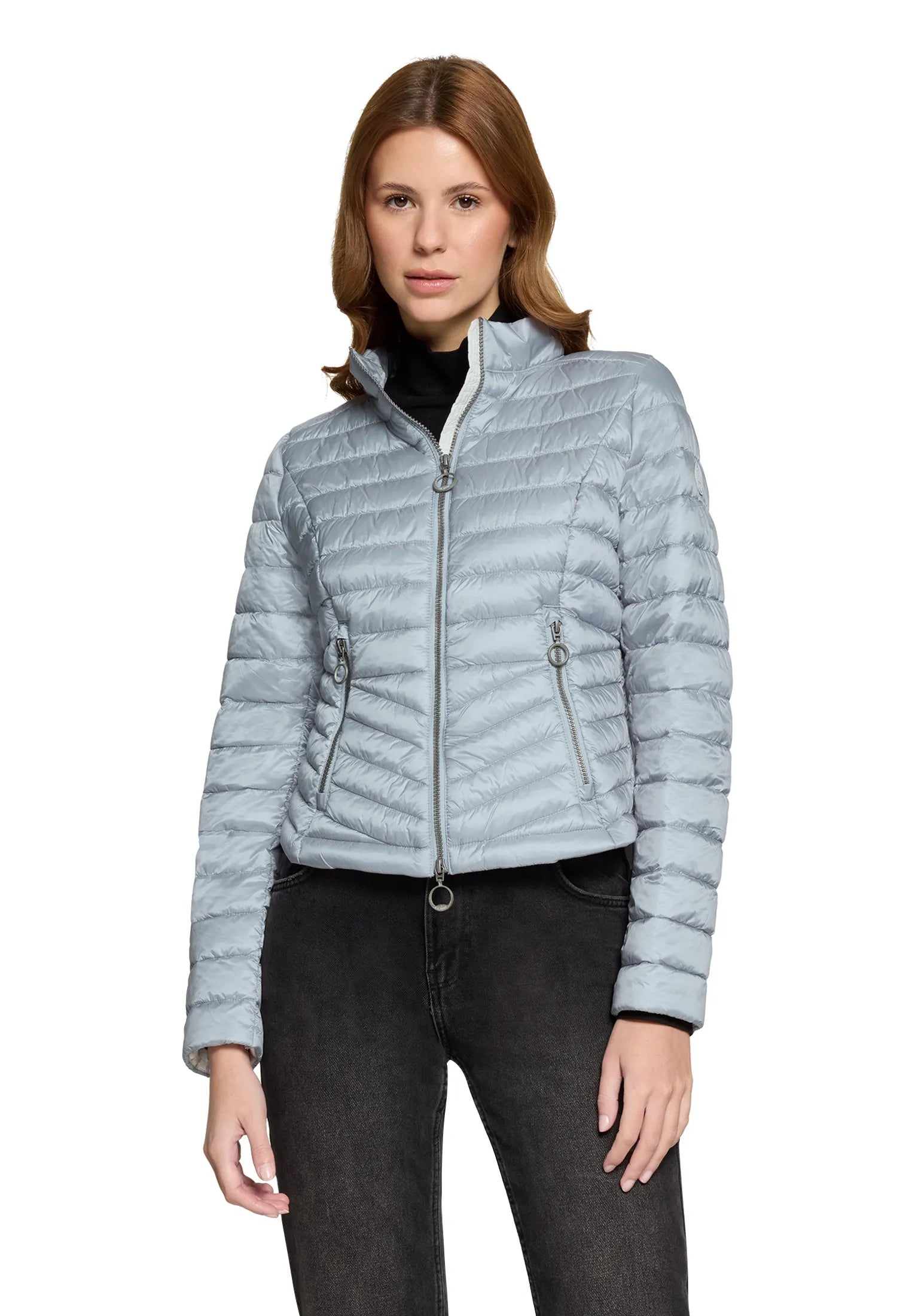 Steppjacke mit Stehkragen