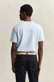 T-Shirt aus Two-Toned Piqué