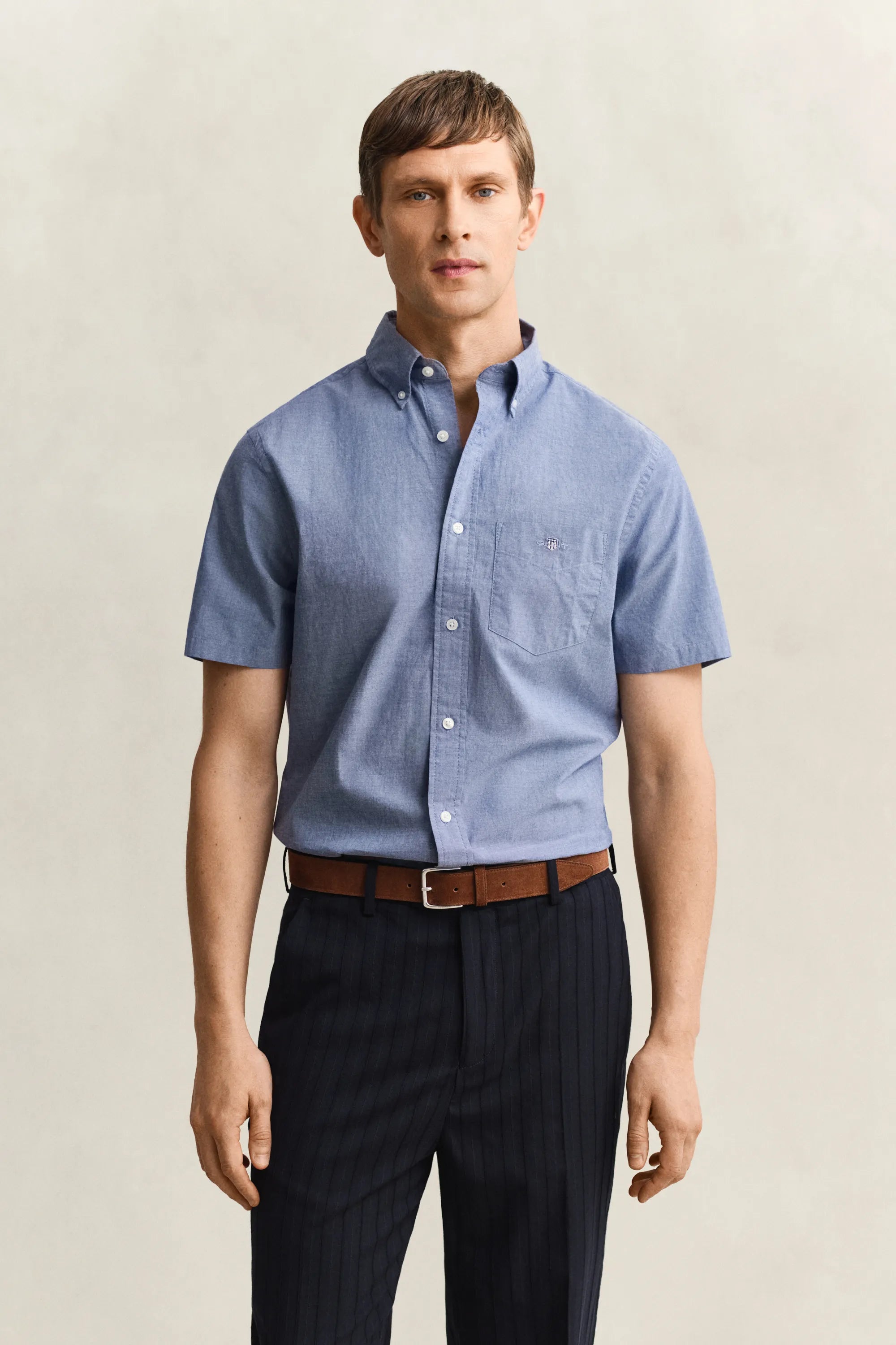 Kurzarmhemd Regular Fit aus Popeline