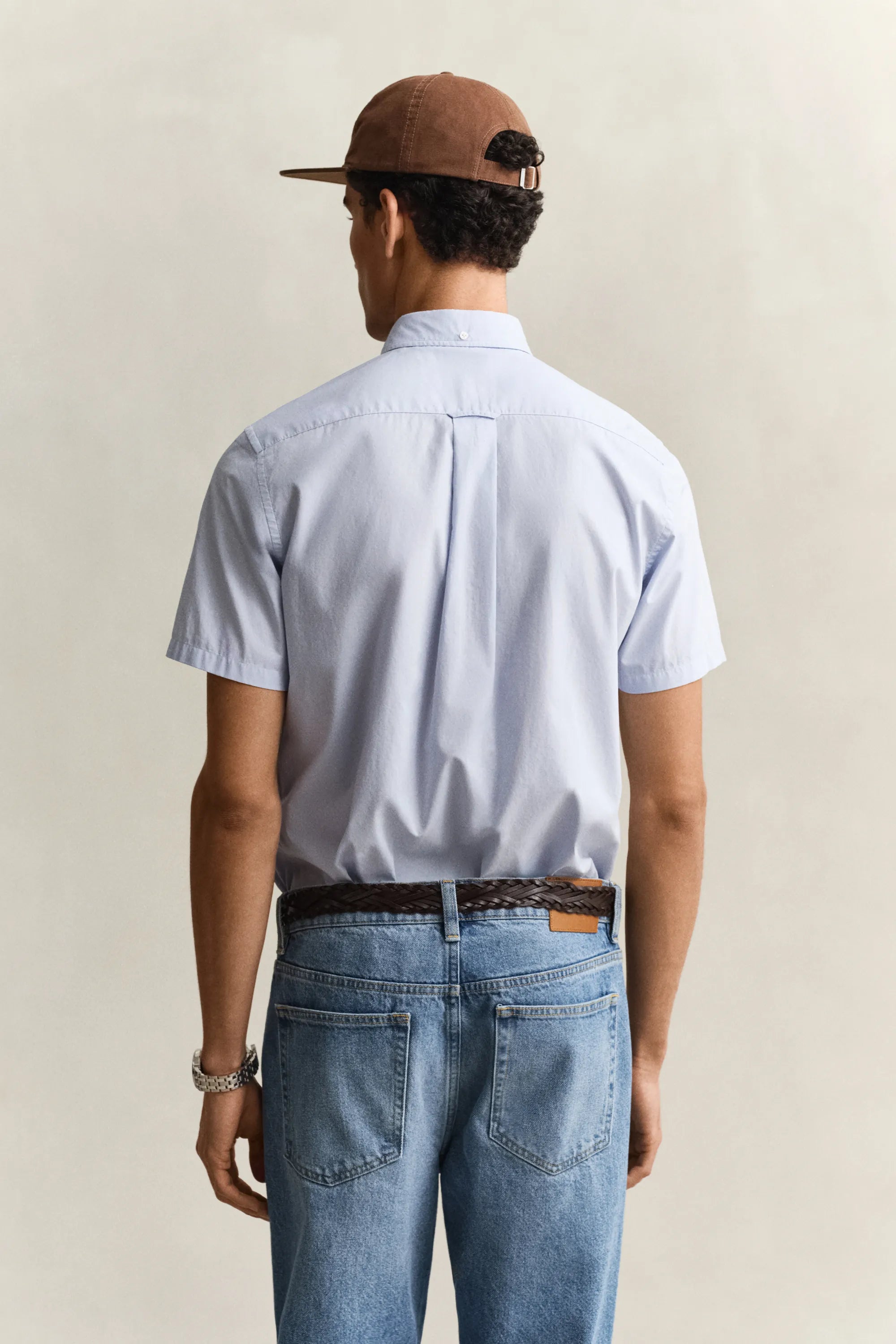 Kurzarmhemd Regular Fit aus Popeline