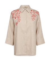 Bluse AUDRI aus Leinenmix