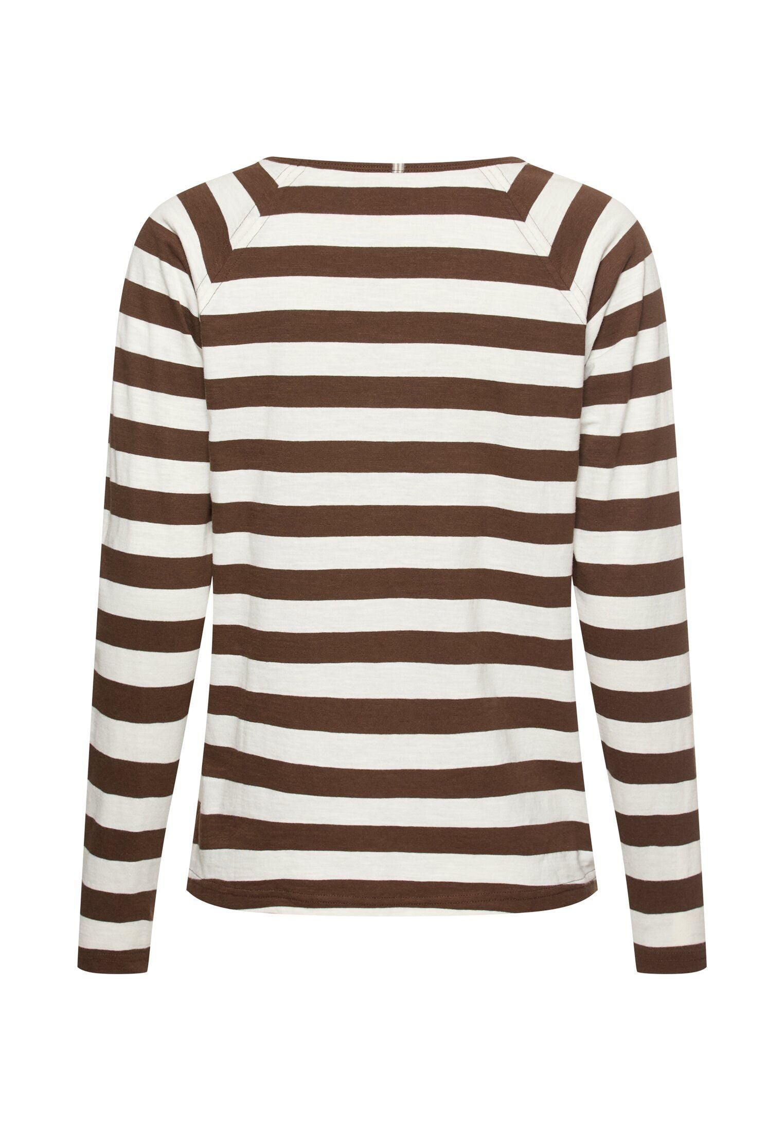Langarmshirt gestreift aus Baumwolle