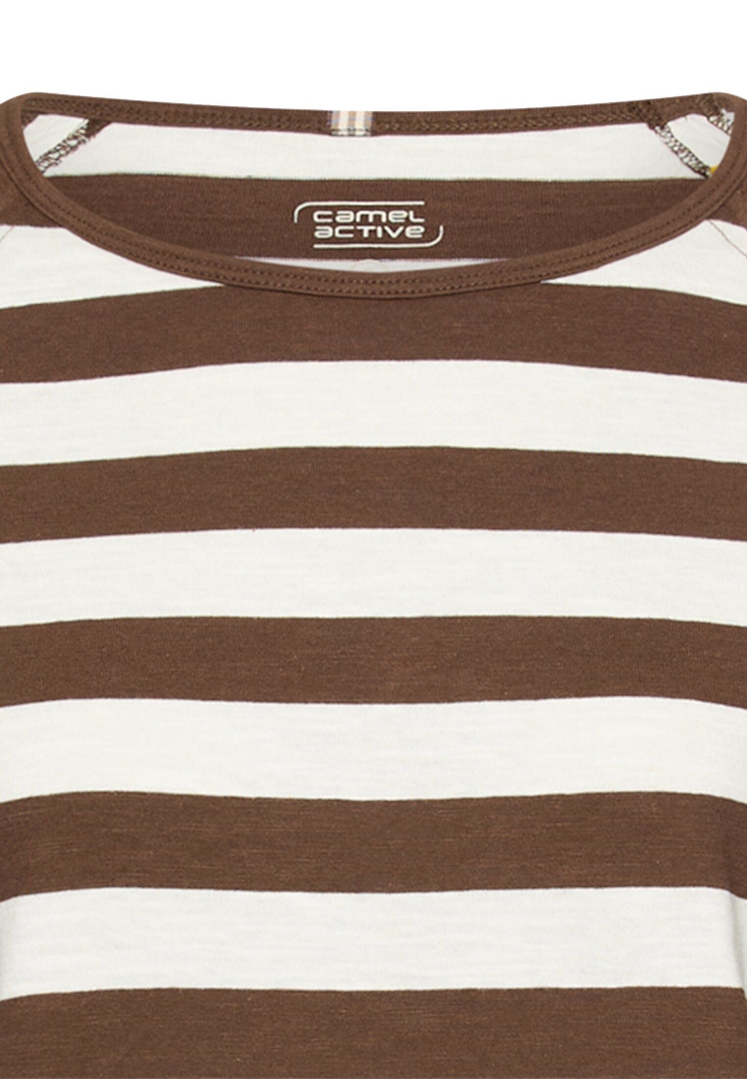 Langarmshirt gestreift aus Baumwolle
