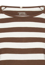 Langarmshirt gestreift aus Baumwolle