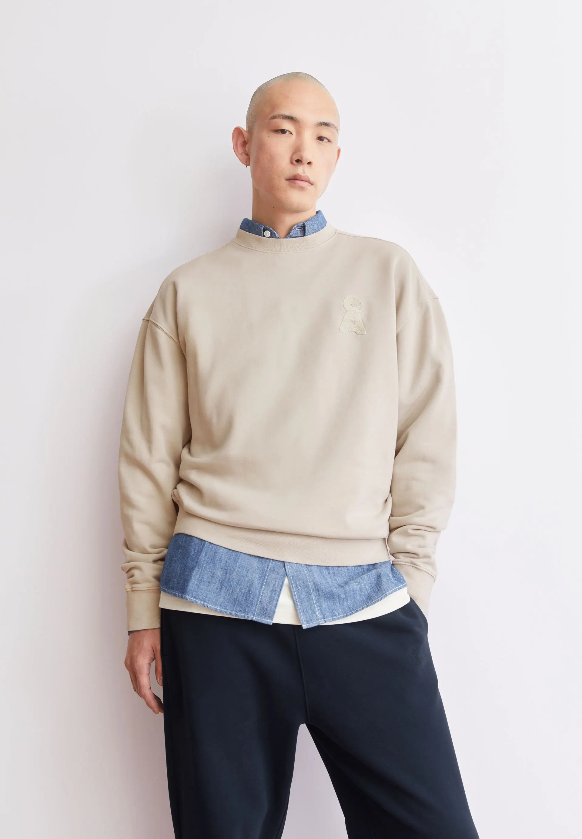 Sweatshirt aus Bio-Baumwolle Relaxed Fit