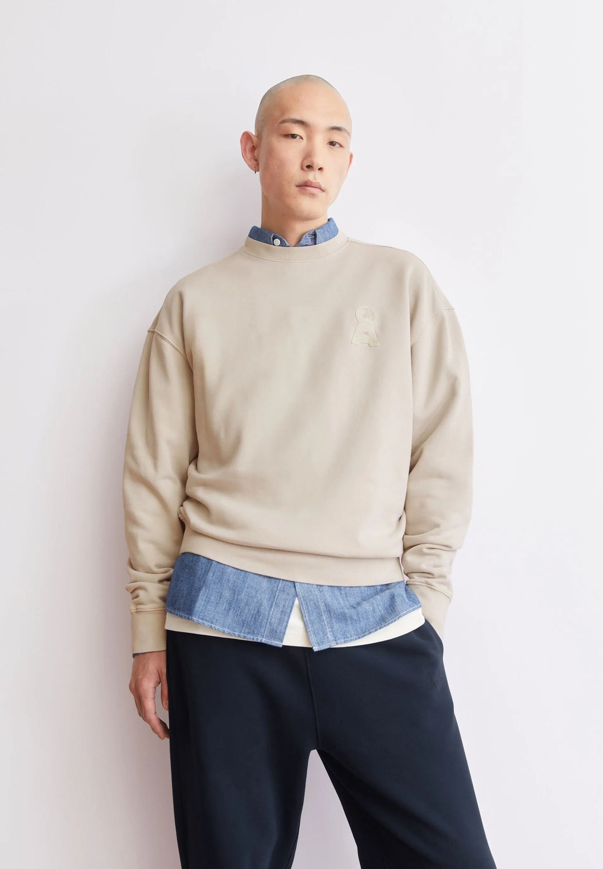 Sweatshirt aus Bio-Baumwolle Relaxed Fit